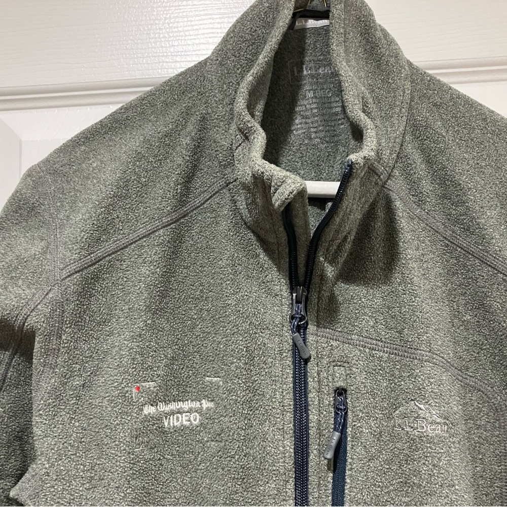 Washington Post Video L.L. Bean Men's Gray Fleece - Medium